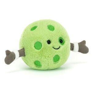 Green pickleball Jellycat Toy - Soft Round Kids Plush